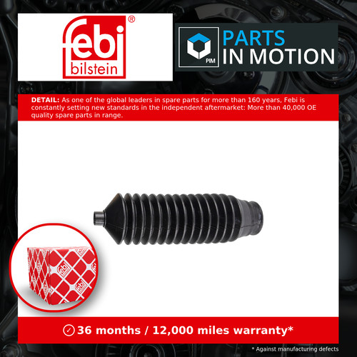 Steering rack boot - steering, fits
